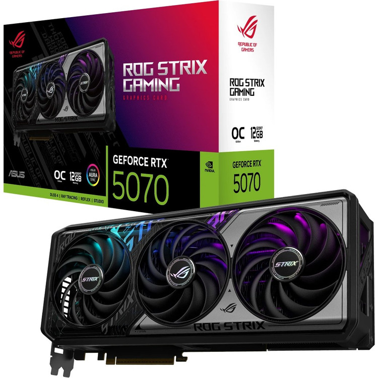 کارت گرافیک ایسوس مدل ASUS ROG STRIX RTX 5070 OC 12GB