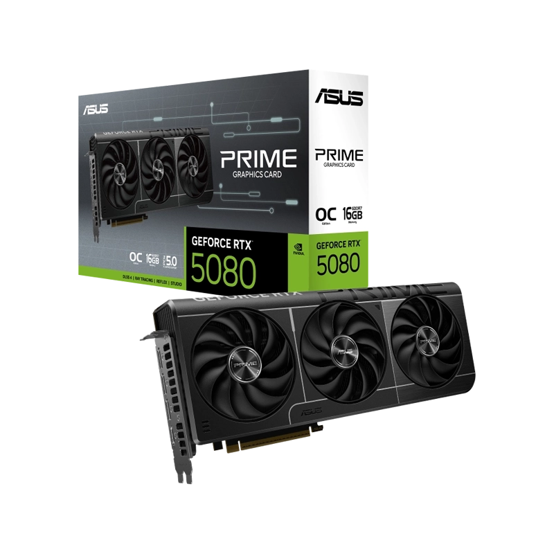 کارت گرافیک ایسوس مدل ASUS PRIME RTX 5080 16GB OC Edition