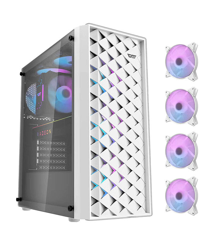 کیس کامپیوتر دارک فلش مدل DK351 WH ATX