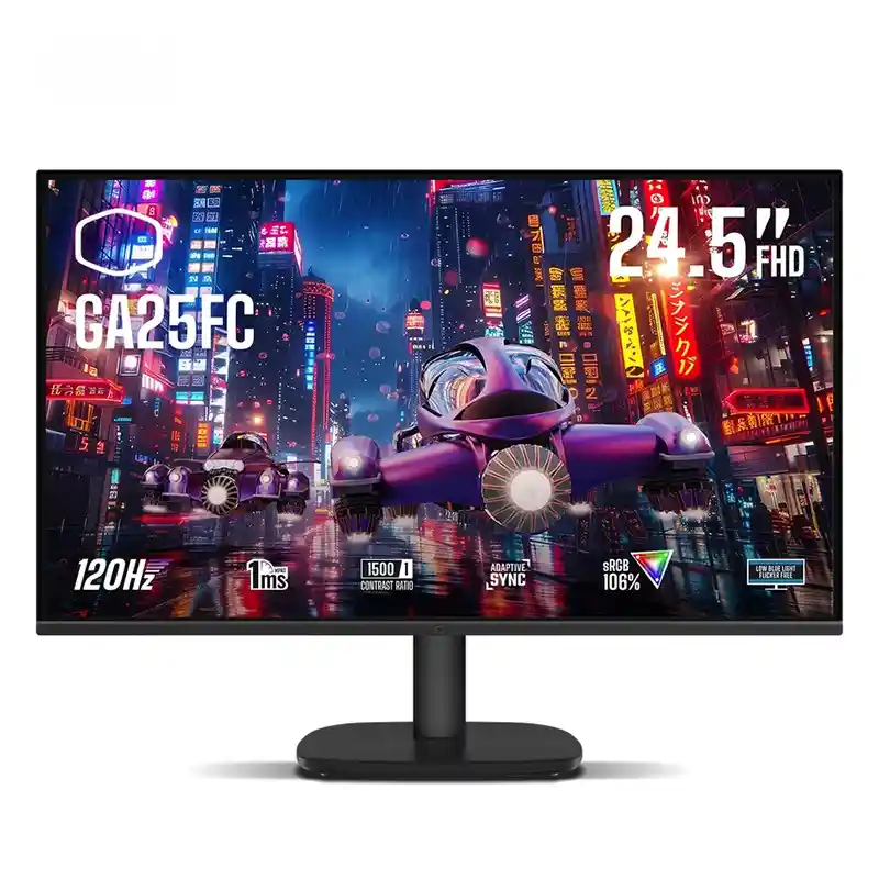 مانیتور گیمینگ 25 اینچ کولرمستر مدل GA25FC