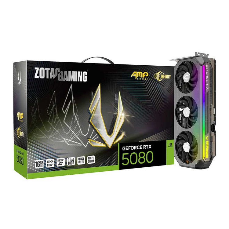 کارت گرافیک زوتک مدل ZOTAC GAMING RTX 5080 AMP Extreme INFINITY ULTRA 16GB