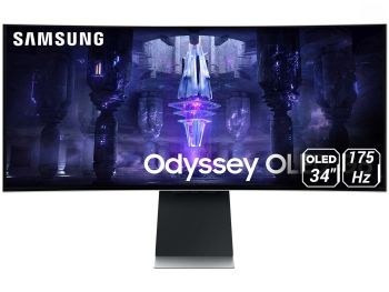 مانیتور گیمینگ سامسونگ مدل LS34BG850 سایز ۳۴ اینچ OLED با کیفیت UWQHD و نرخ تازهسازی ۱۷۵ هرتز