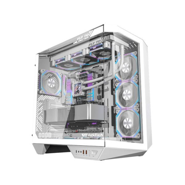 کیس کامپیوتر دارک فلش مدل DY470 WH ATX