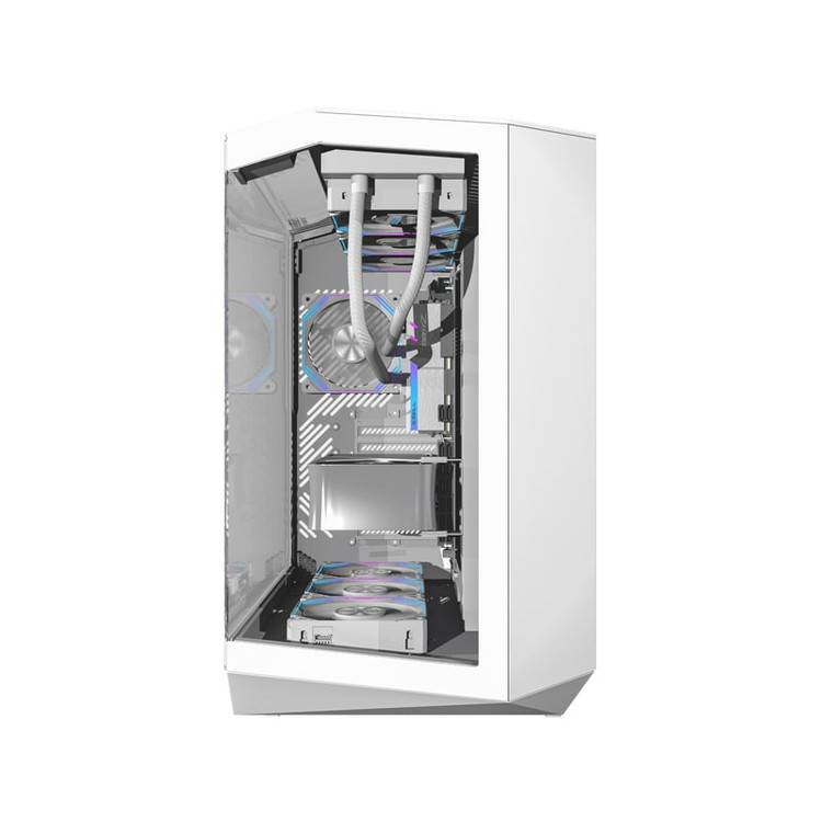 کیس کامپیوتر دارک فلش مدل DY470 WH ATX