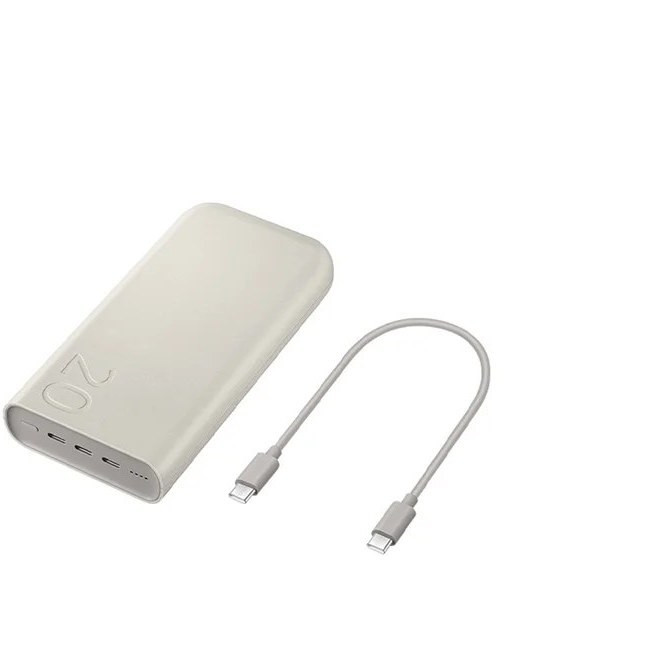 پاوربانک سامسونگ مدل EB-P4520 ظرفیت ۲۰۰۰۰ میلیآمپر ساعت توان ۴۵ وات