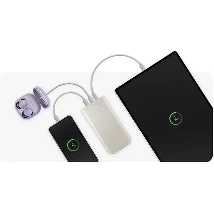 پاوربانک سامسونگ مدل EB-P4520 ظرفیت ۲۰۰۰۰ میلیآمپر ساعت توان ۴۵ وات