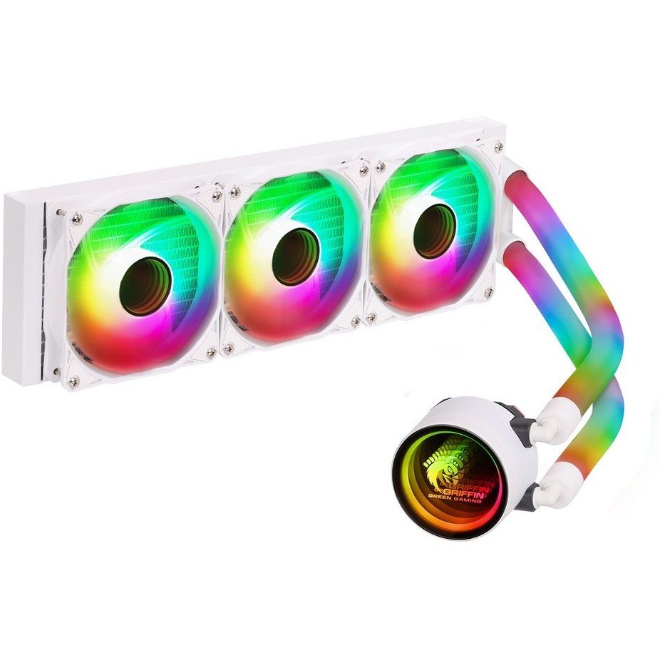 فن خنک کننده پردازنده گرین مدل GREEN GLACIER glc 360 STREAM-ARGB