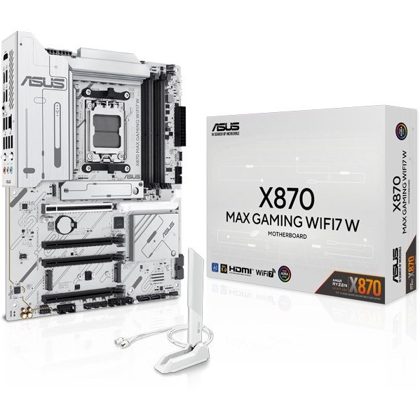 مادربرد ایسوس مدل ASUS X870 MAX GAMING WIFI7 WHITE DDR5