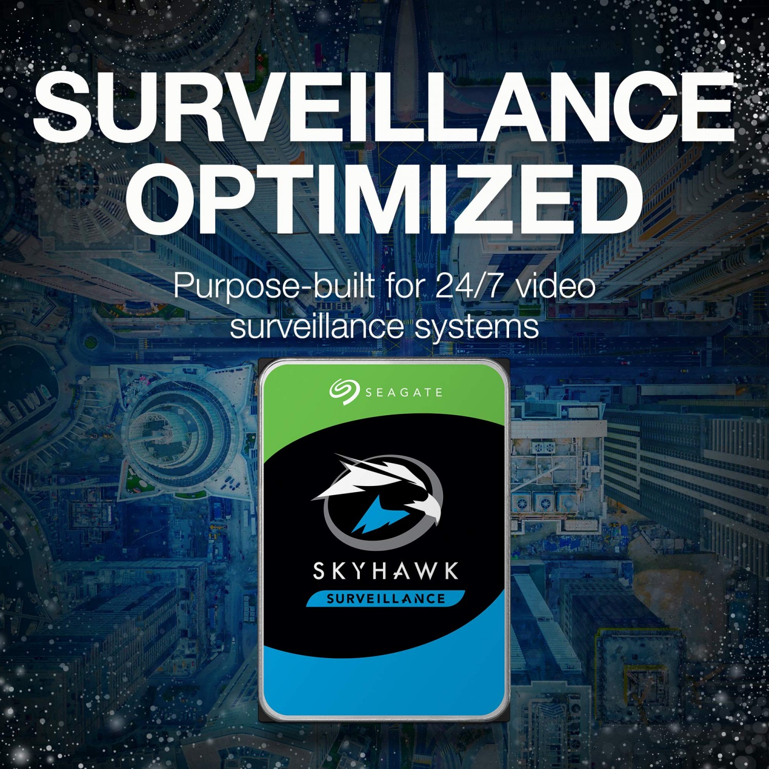 هارد اینترنال سیگیت SkyHawk 4TB