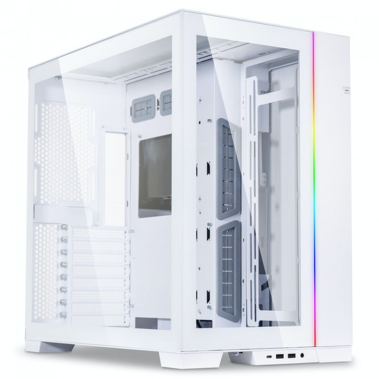 کیس گیمینگ لیان لی مدل LIAN LI O11 DYNAMIC EVO White