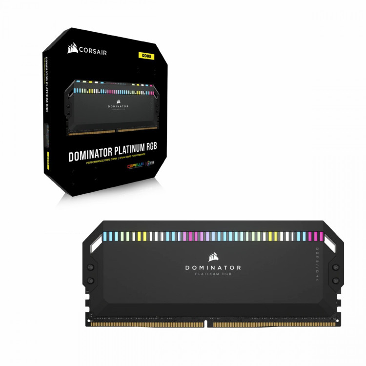 رم کورسیر DOMINATOR PLATINUM RGB 64GB 32GBx2 5200MHz CL40 DDR5