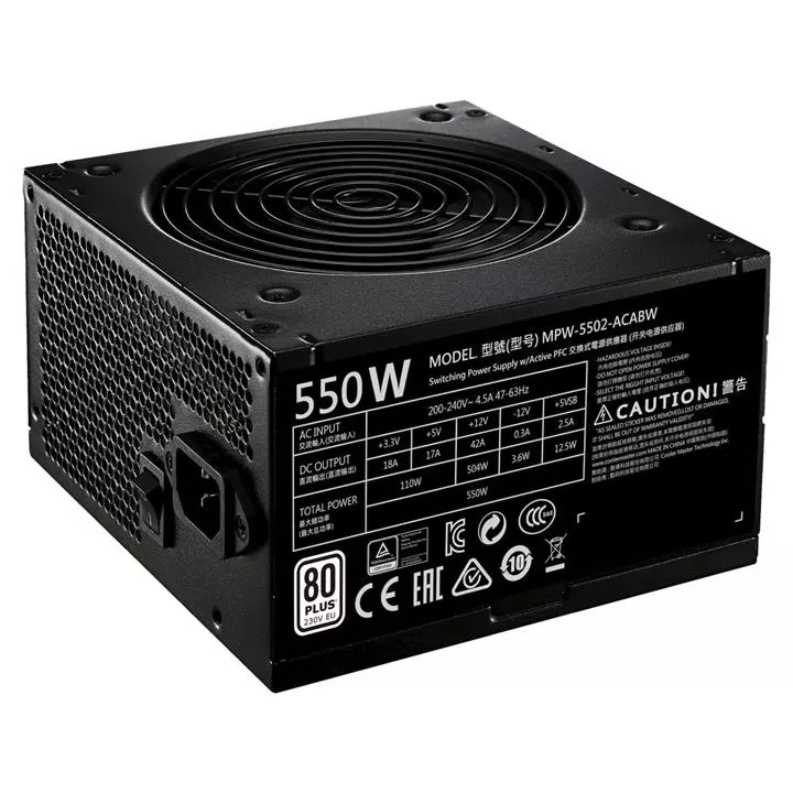 پاور کولر مستر MWE WHITE 550W