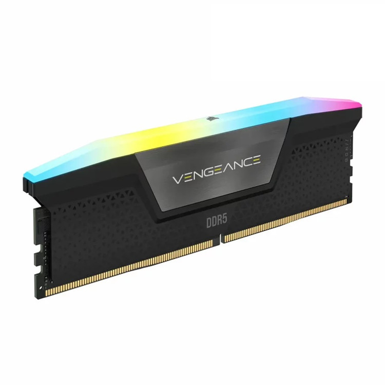 رم کورسیر مدل CORSAIR VENGEANCE RGB 32GB Dual 5200Mhz BLACK