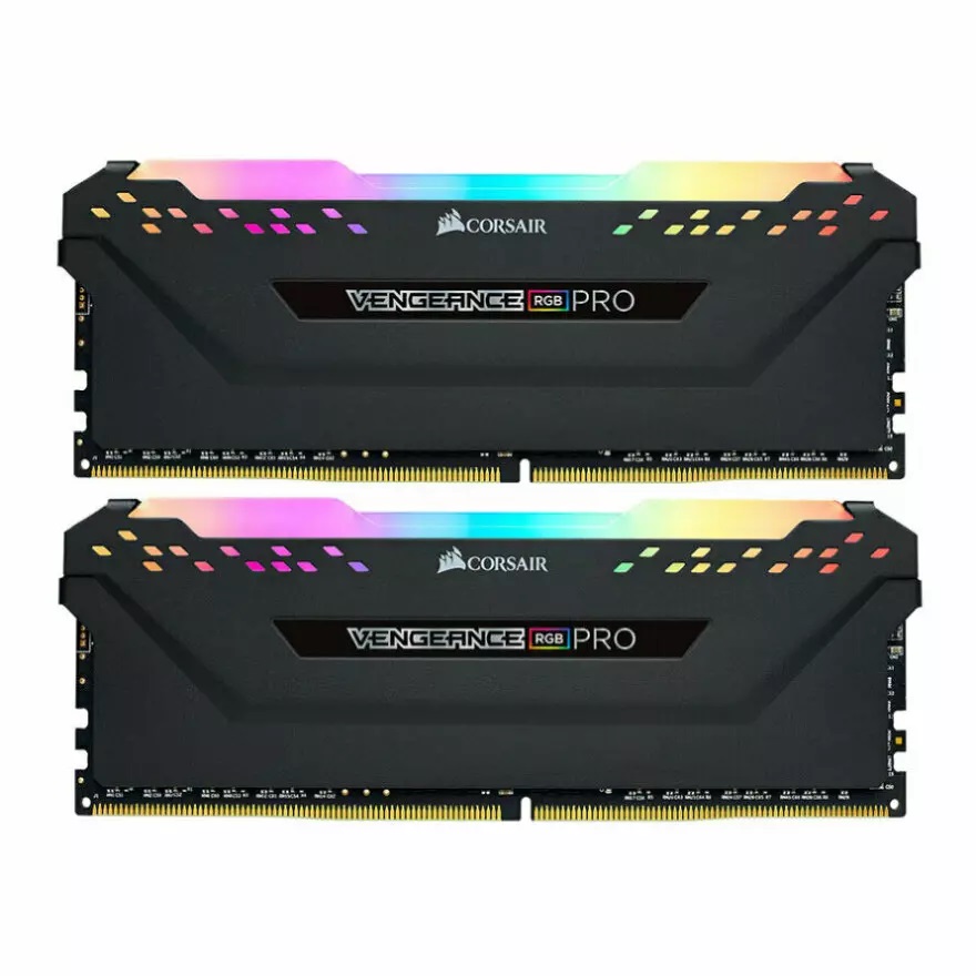 رم کورسیر مدل Corsair VENGEANCE 64GB 32GBx2 3200MHz RGB PRO CL16