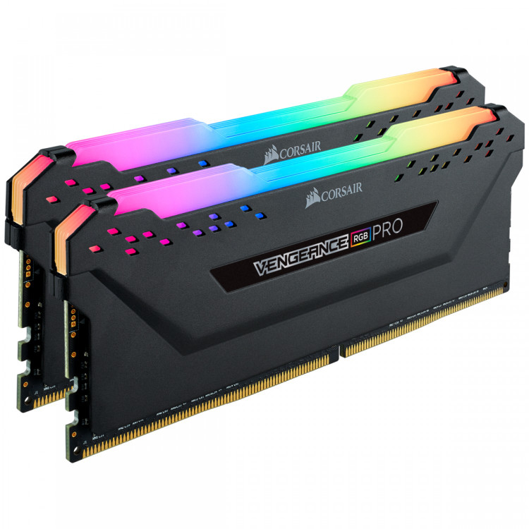 رم کورسیر مدل Corsair VENGEANCE 64GB 32GBx2 3200MHz RGB PRO CL16