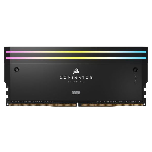 رم کورسیر مدل CORSAIR DOMINATOR TITANIUM 32GB(16GBx2) 7200 RGB BLACK CL34