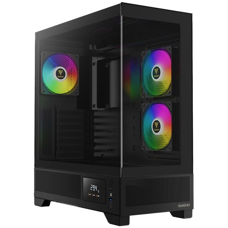 کیس گیم دیاس GAMDIAS ATLAS M1 Black