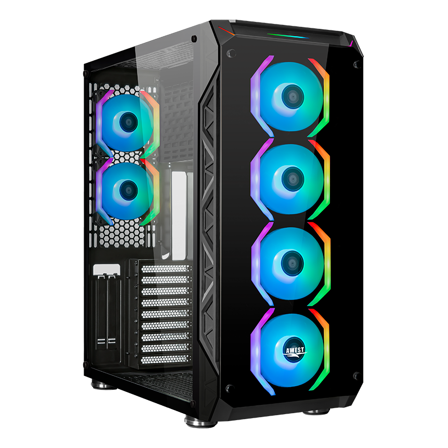 کیس گیمینگ اوست مدل AWSET GT AV401 FB