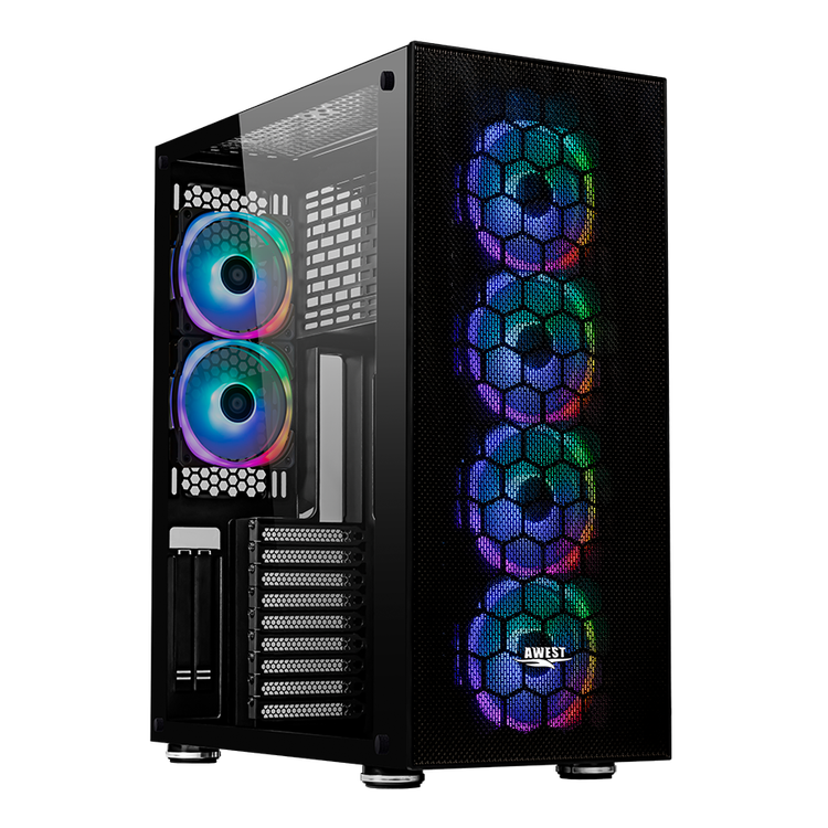 کیس گیمینگ اوست مدل AWEST GT AV402 FB