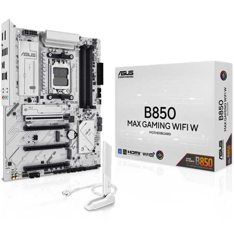 مادربرد ایسوس مدل ASUS B850 MAX GAMING WIFI WHITE DDR5