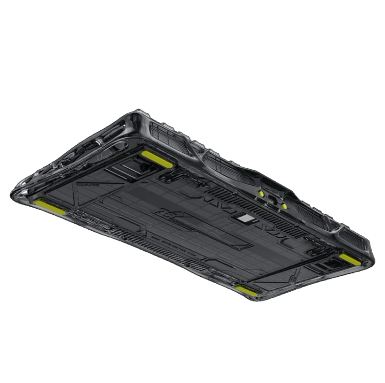 کیبورد گیمینگ گراوا استار مدل GravaStar Mercury K1 Lite - Transparent Black
