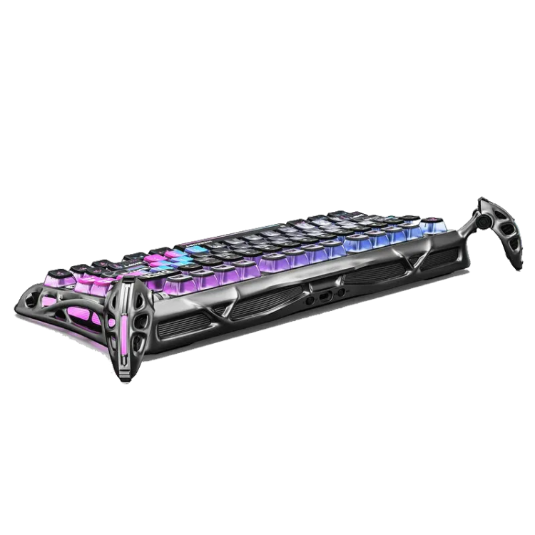 کیبورد گیمینگ گراوا استار مدل GravaStar Mercury K1 Pro - Cyberpunk
