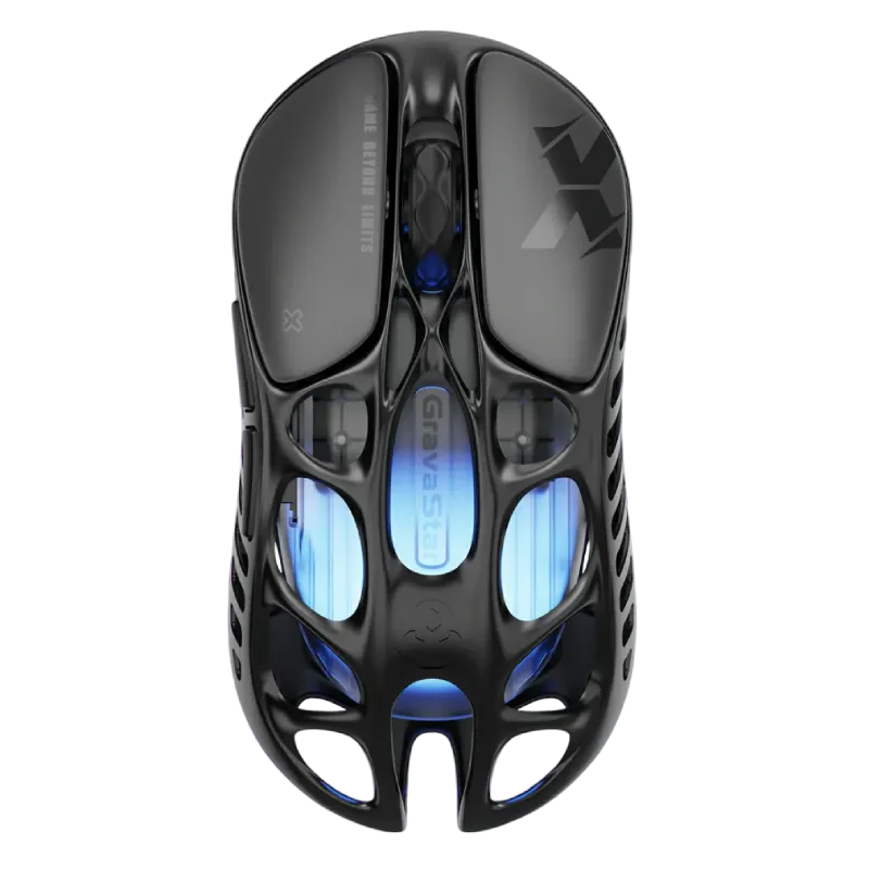 موس گیمینگ گراوا استار مدل GravaStar Mercury X - Galaxy Black