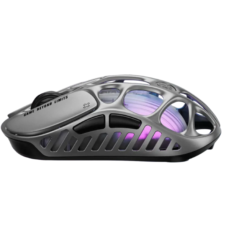 موس گیمینگ گراوا استار مدل GravaStar Mercury X - Interstellar Silver