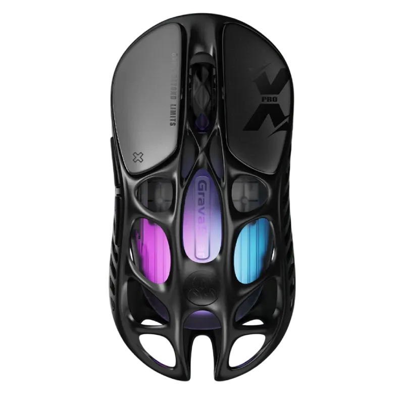 موس گیمینگ گراوا استار مدل GravaStar Mercury X PRO - Galaxy Black 8K