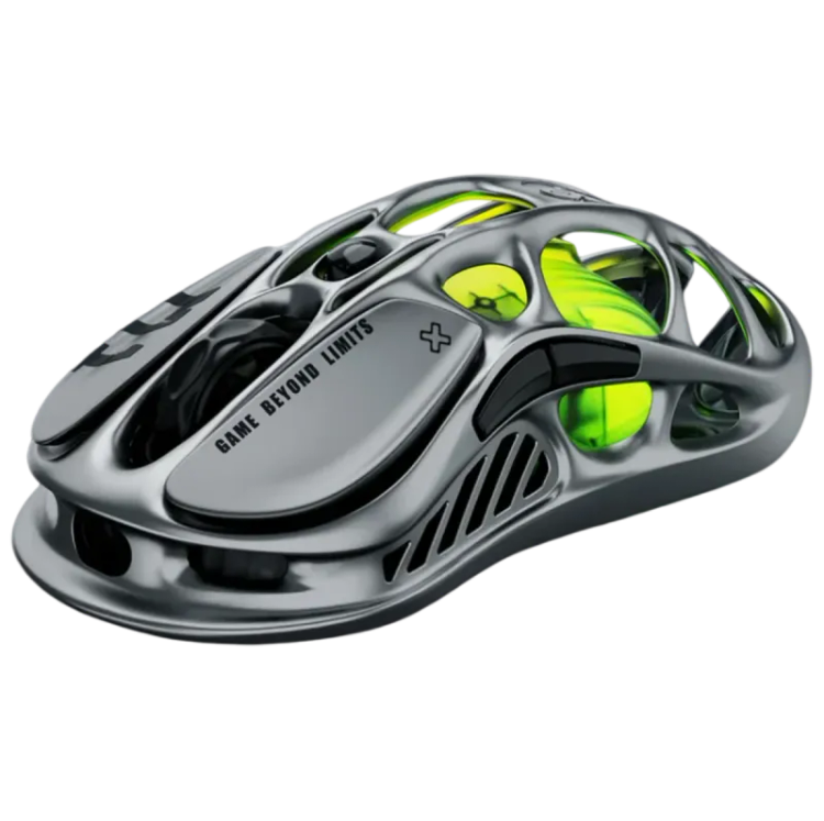 موس گیمینگ گراوا استار مدل GravaStar Mercury M1 Pro - Interstellar Silver