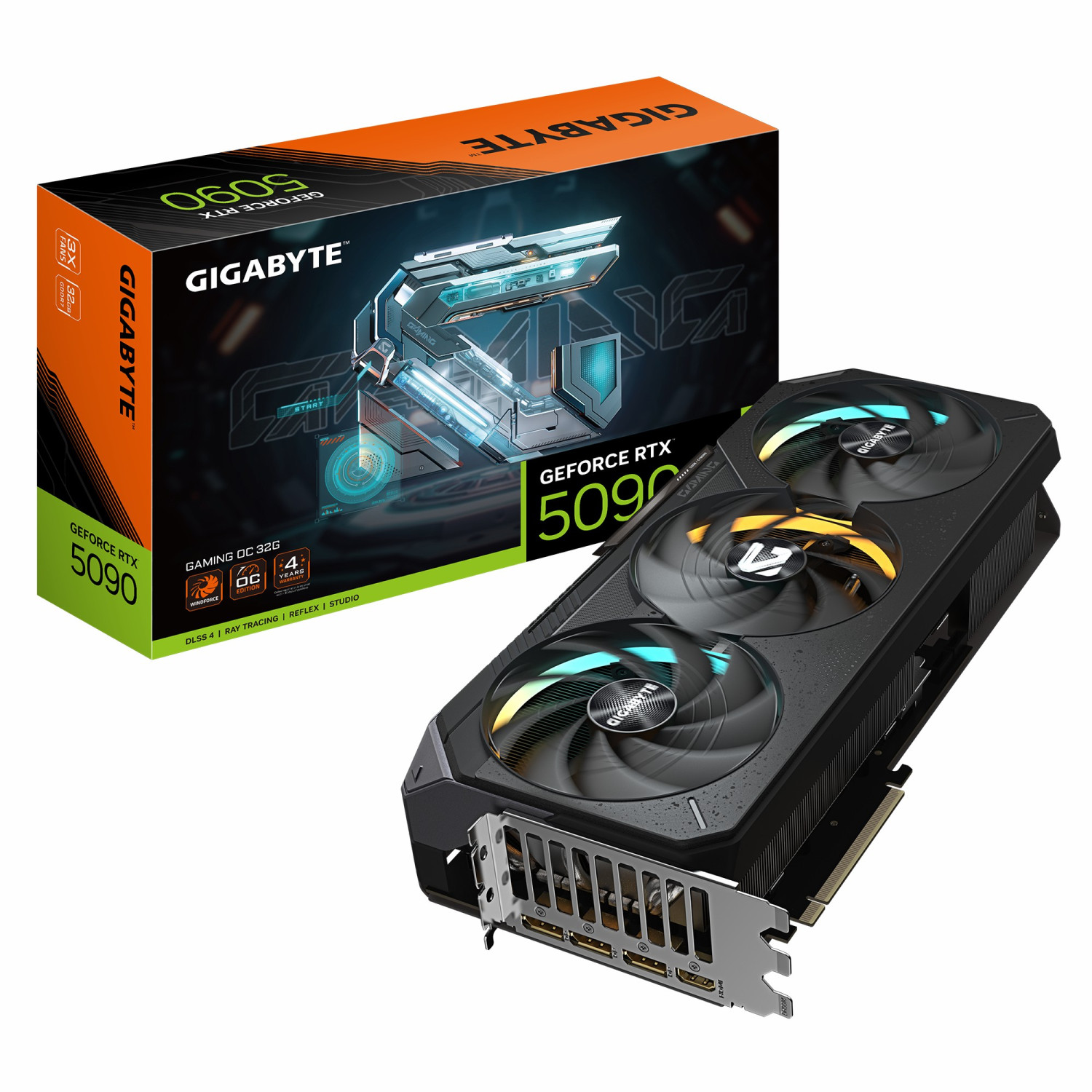 کارت گرافیک گیگابایت مدل GIGABYTE Gaming OC RTX 5090 32G