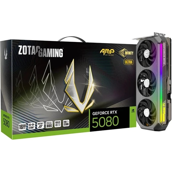 کارت گرافیک زوتک مدل ZOTAC Gaming RTX 5080 AMP Extreme Infinity Ultra