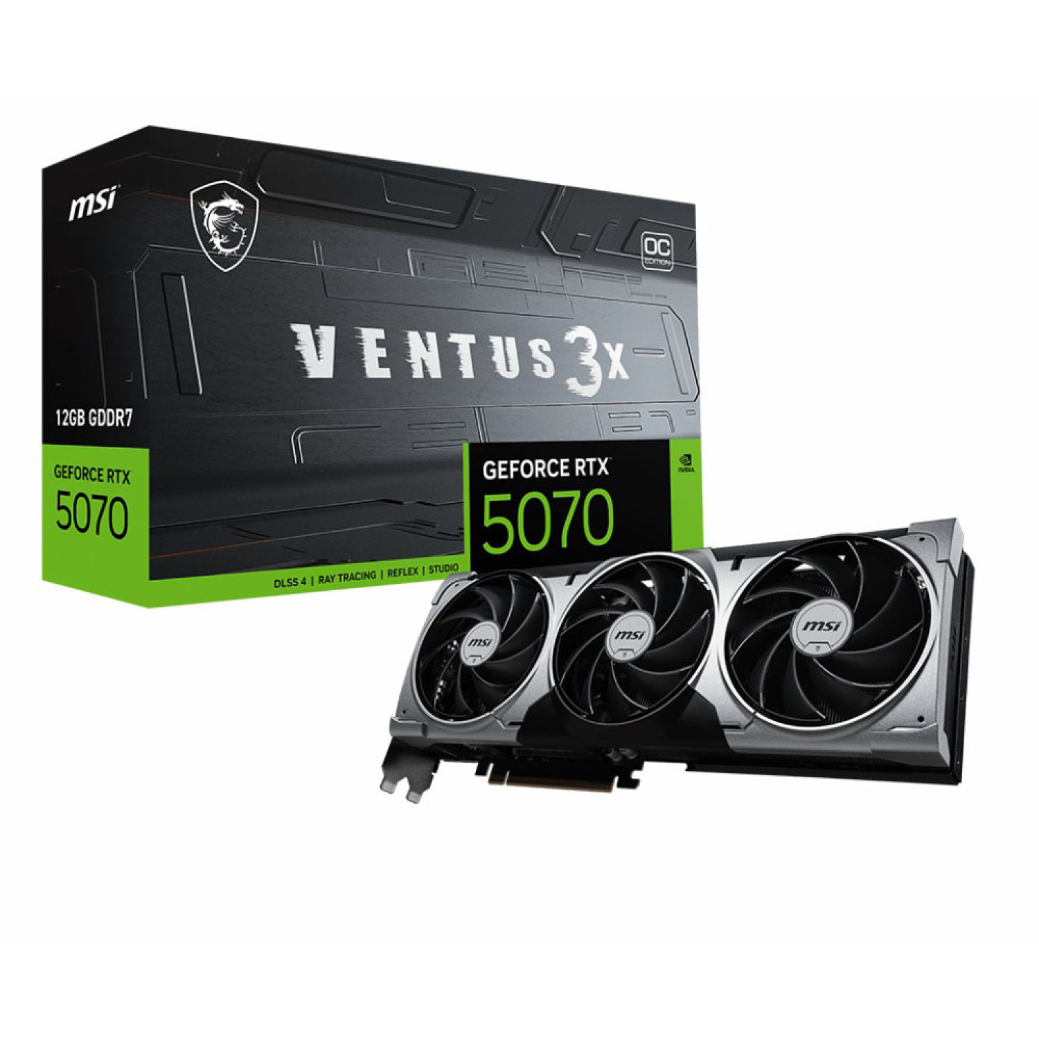 کارت گرافیک MSI RTX 5070 12G Ventus 3X OC
