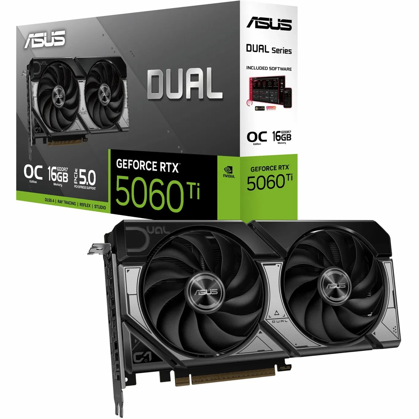 کارت گرافیک ایسوس مدل ASUS Dual RTX 5060 Ti OC 16GB
