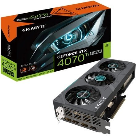 کارت گرافیک گیگابایت مدل RTX 4070 Ti Super OC Eagle