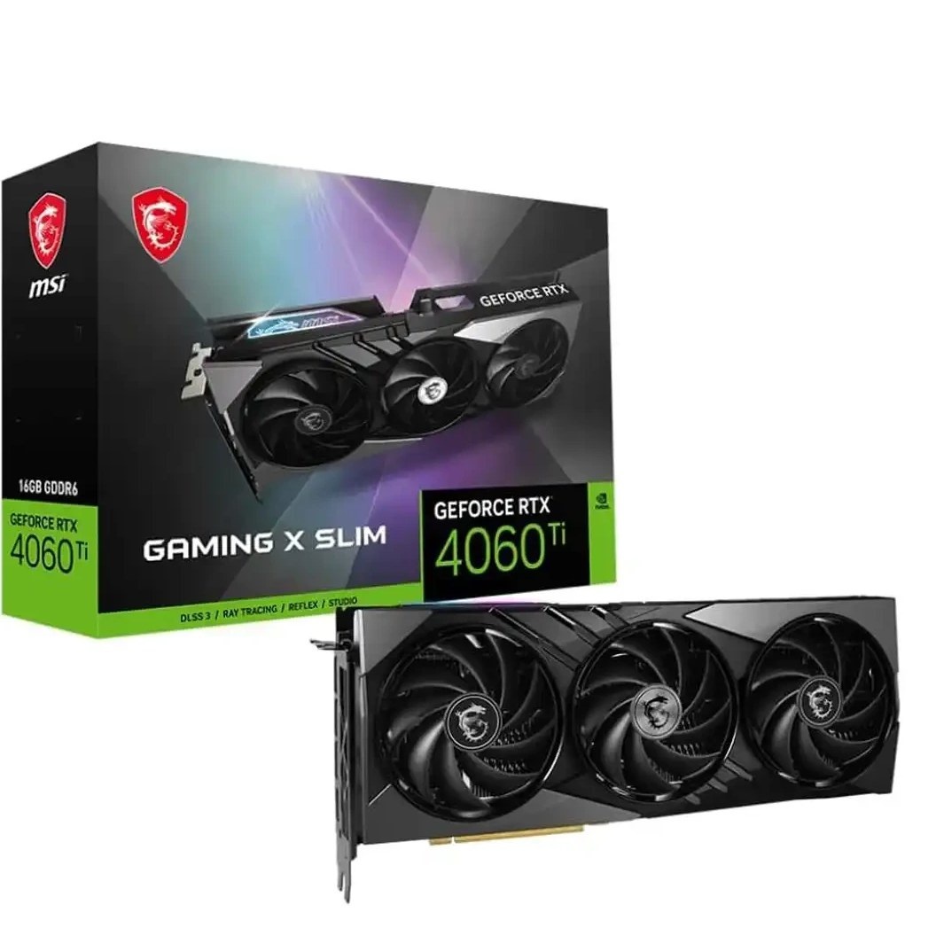 کارت گرافیک ام اس آی مدل GeForce RTX 4060 Ti GAMING X SLIM