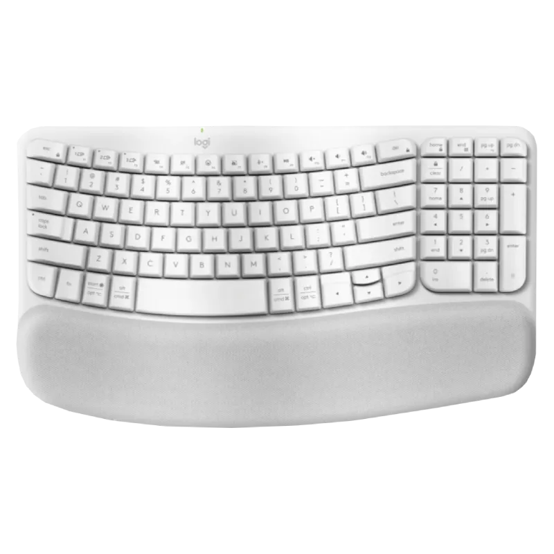 کیبورد بی سیم لاجیتک مدل Logitech Wave Keys White