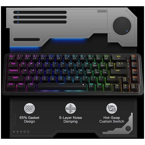 کیبورد گیمینگ ردراگون مدل Redragon NOVA K709 RGB