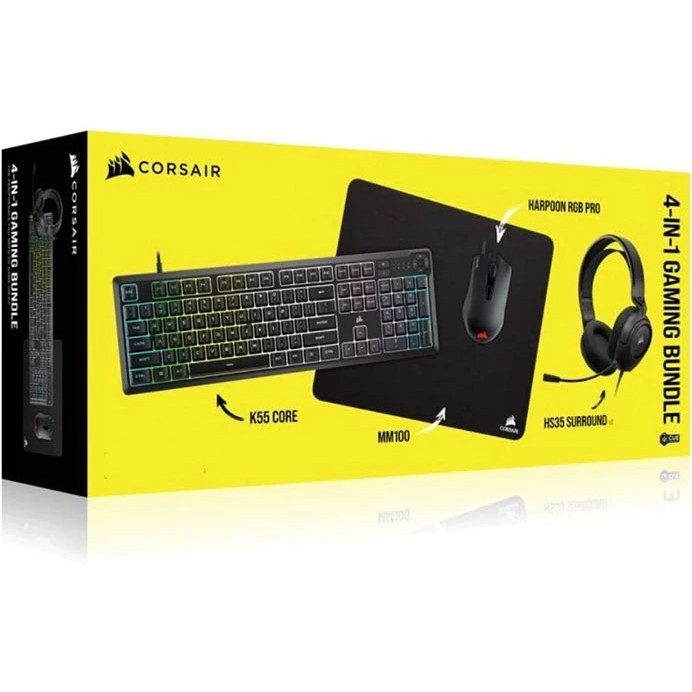 باندل گیمینگ کورسیر مدل Corsair 4 in 1 GAMING BUNDLE