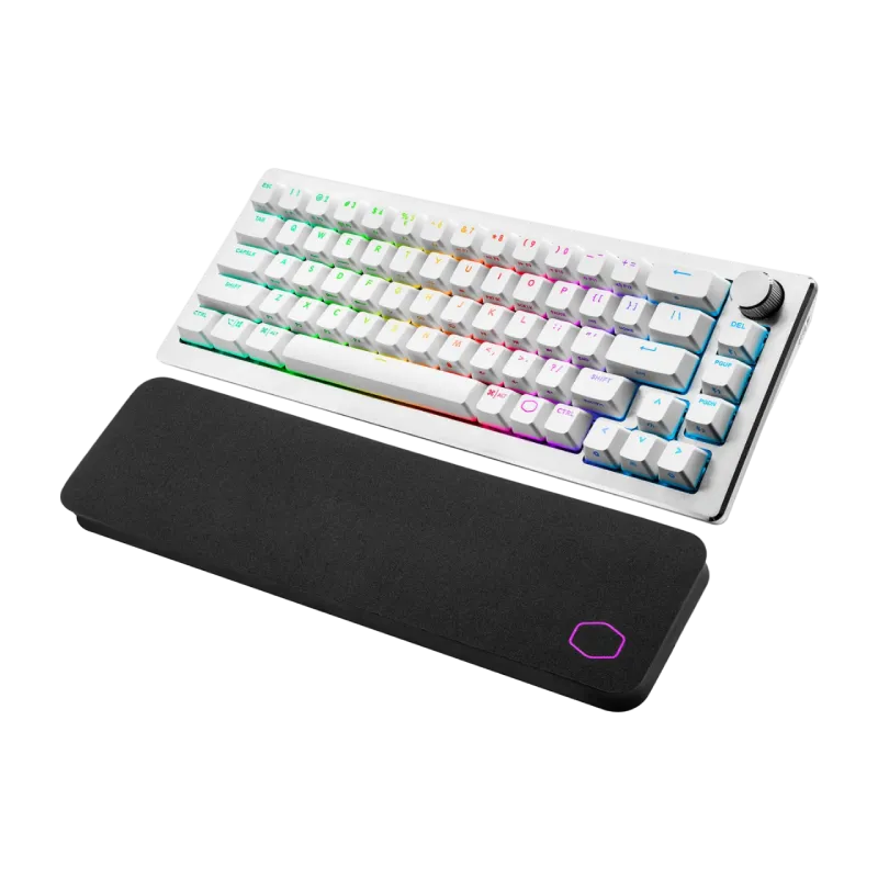 کیبورد گیمینگ کولر مستر مدل Cooler Master CK721 White Wireless Blue Switch