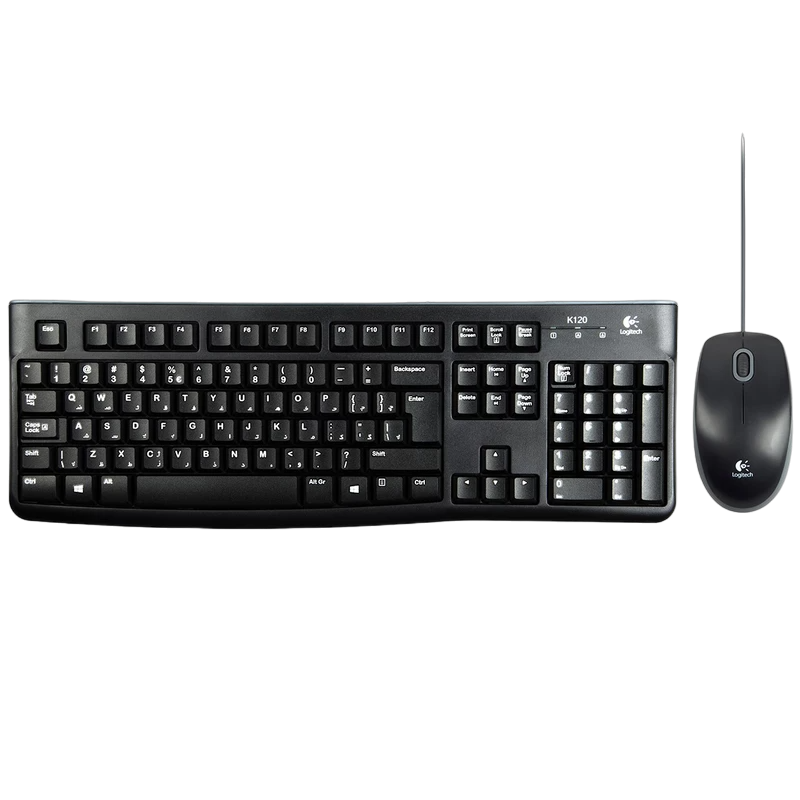 کیبورد و موس باسیم لاجیتک مدل Logitech MK120