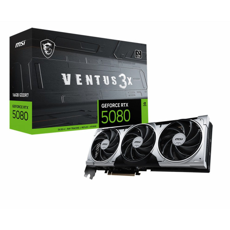 کارت گرافیک ام اس ای مدل MSI RTX 5080 OC Ventus 3X Plus