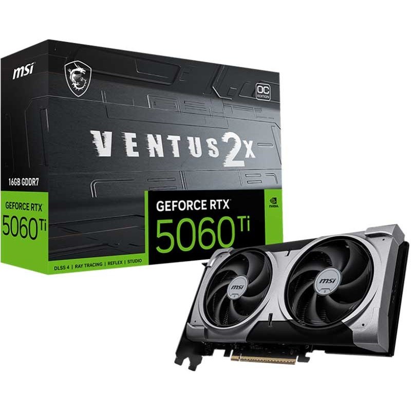 کارت گرافیک ام اس آی RTX 5060 Ti OC Ventus 2X Plus حافظه 16 گیگابایت