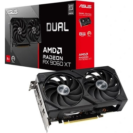 ASUS Dual Radeon RX 9060 XT 8GB Graphics Card