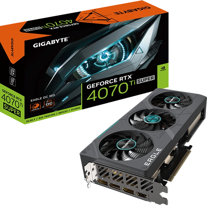 کارت گرافیک گیگابایت مدل GeForce RTX4070 Ti SUPER EAGLE OC 16GB
