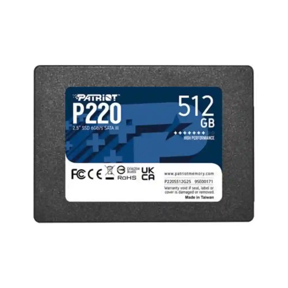 اس اس دی پاتریوت مدل Patriot P220 512GB 2.5inch SATA