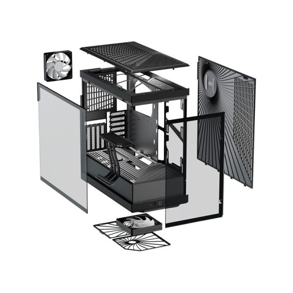کیس هایت مدل HYTE Y40 Pitch Black