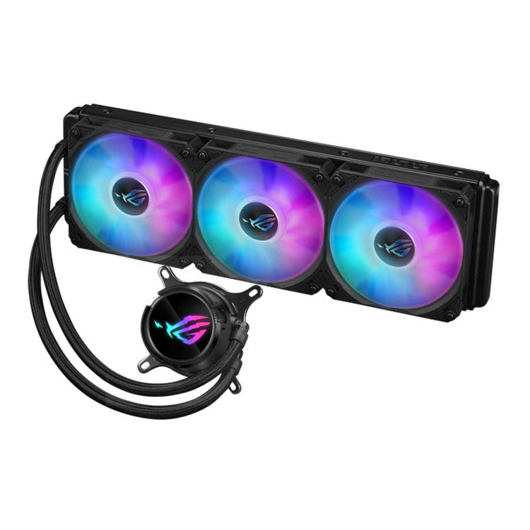 خنک کننده مایع پردازنده ایسوس مدل ROG Strix LC III 360 ARGB White