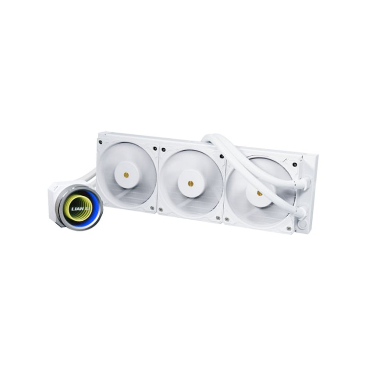 خنک کننده مایع پردازنده لیان لی مدل Lian Li GA II TRINITY PERFORMANCE 360 White