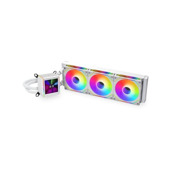خنک کننده مایع پردازنده لیان لی مدل GA II LCD 360 WHITE